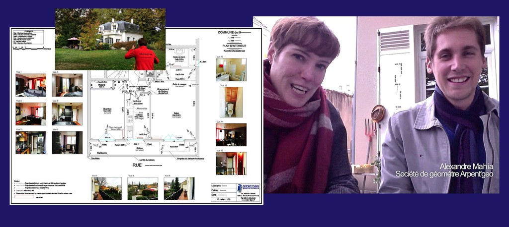 Rencontre entre une architecte d’intérieur et un géomètre