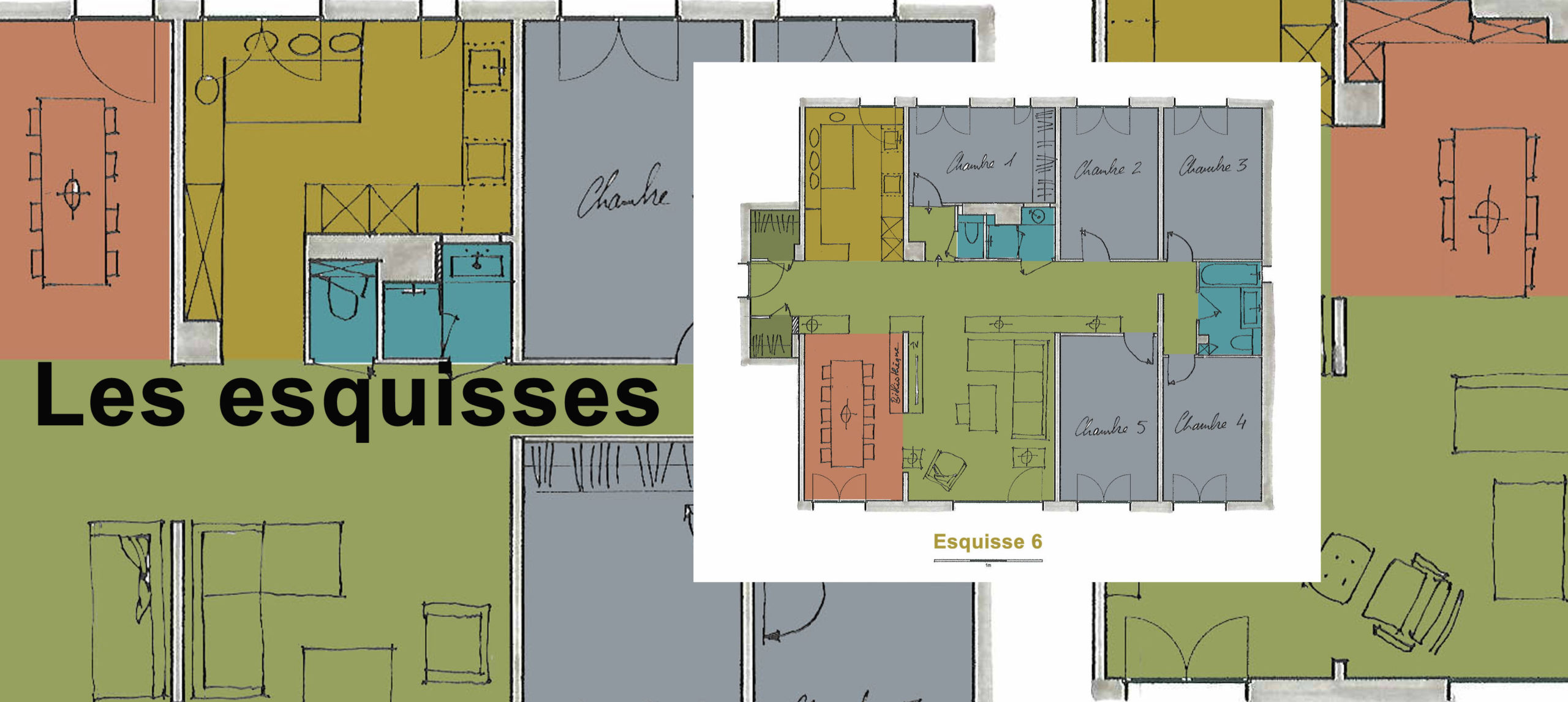 Un bon conseil pour l’aménagement d’un appartement ? Les esquisses, la phase indispensable ! Par le cabinet d'architecte d'intérieur Oz by cath