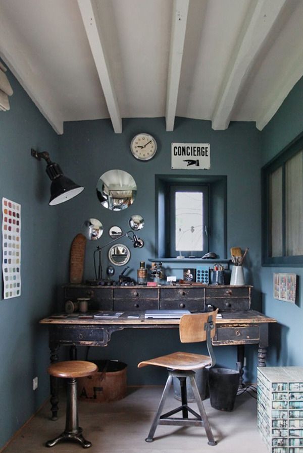 Un coin bureau industriel