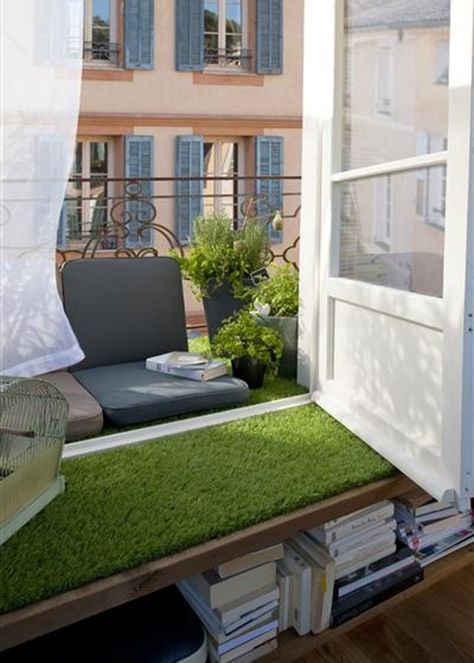 Aménager un petit balcon en ville par Oz by cath architecte d'intérieur à Le Vésinet