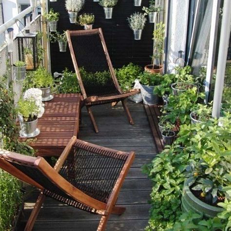 Aménager un petit balcon en ville par Oz by cath architecte d'intérieur à Le Vésinet