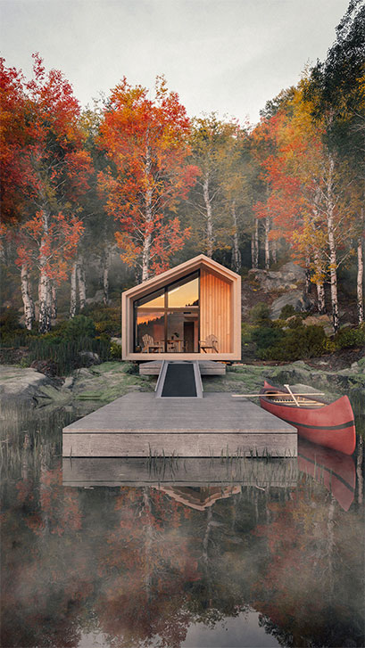 Petite maison pensée par l'agence Leckie Studio - Article Oz by cath