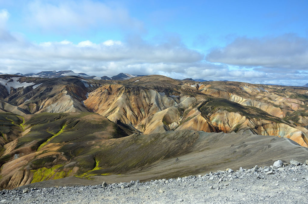 Paysage de Landmannalaugar en Islande