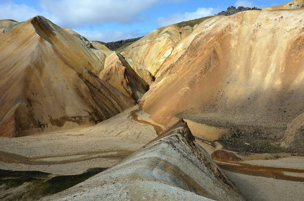 Paysage de Landmannalaugar en Islande
