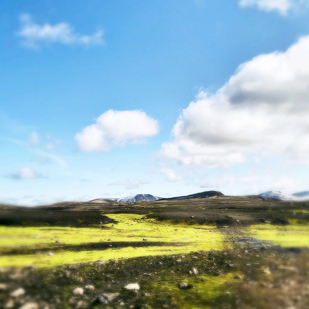 Paysage de Landmannalaugar en Islande