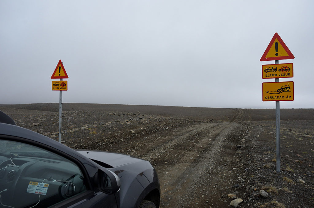 Vers le volcan Askja en Islande