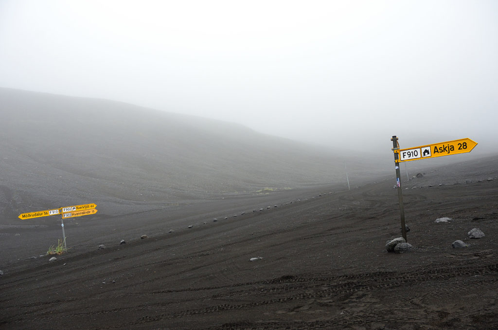 Vers le volcan Askja en Islande