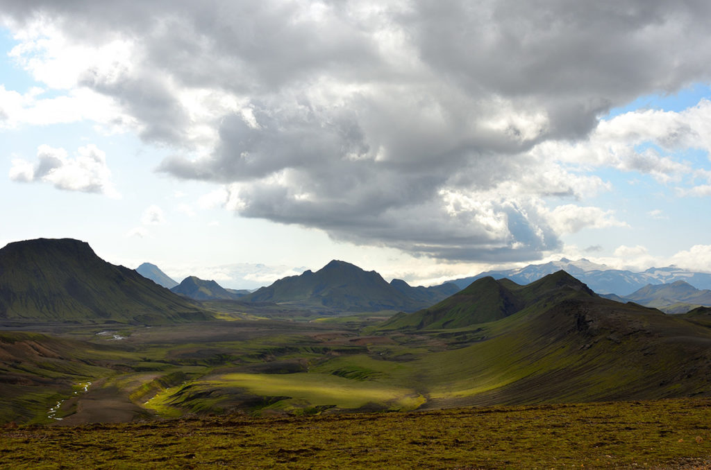 Route vers Landmannalaugar en Islande