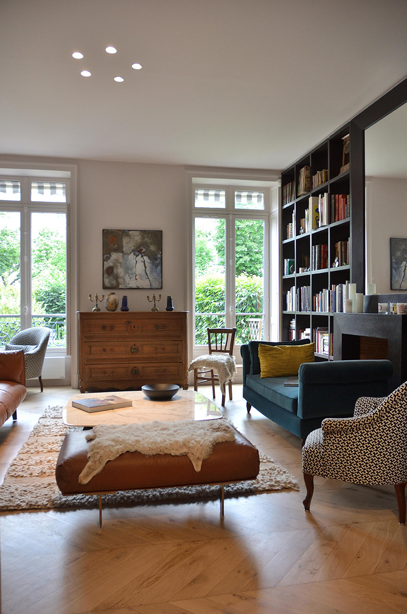Architecte d'intérieur Neuilly : aménagement d'un salon