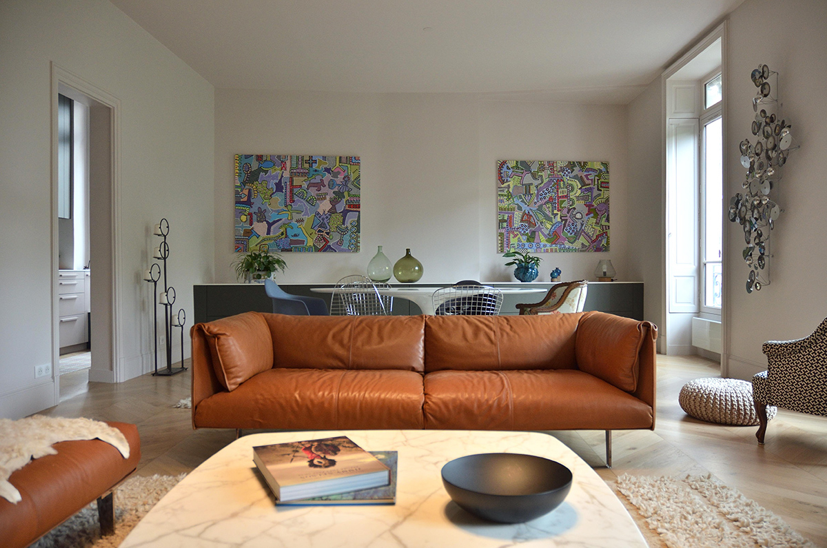 Architecte d'intérieur Neuilly : aménagement d'un salon