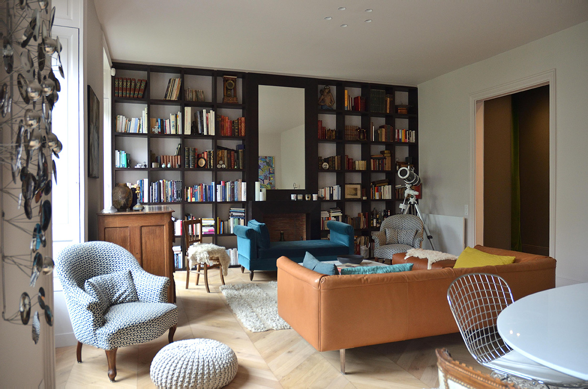 Architecte d'intérieur Neuilly : aménagement d'un salon