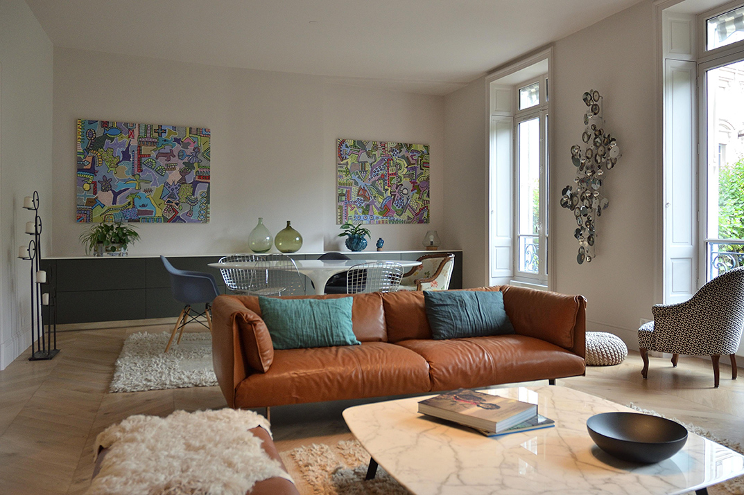 Architecte d'intérieur Neuilly : aménagement d'un salon