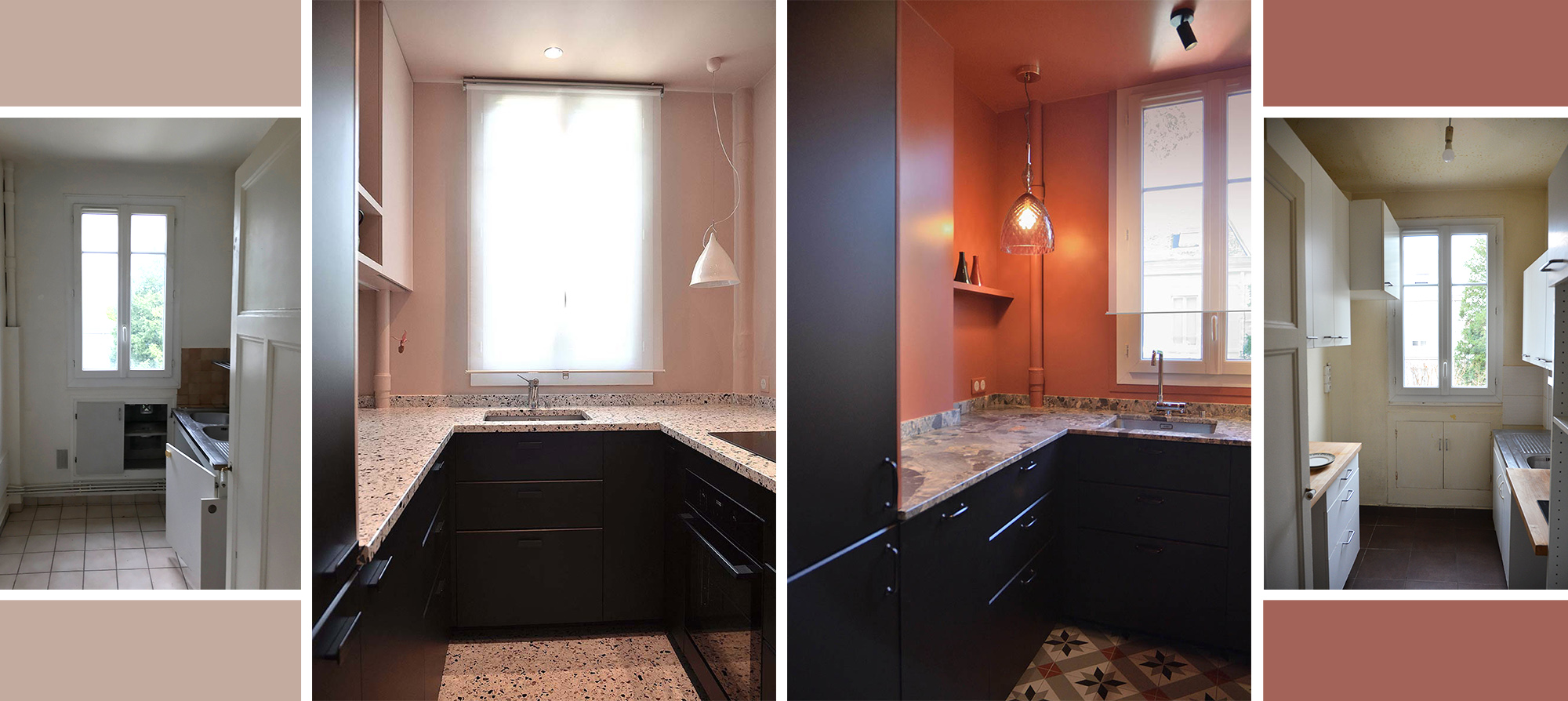 Rénovation avant-après : deux appartements identiques aux ambiances différentes